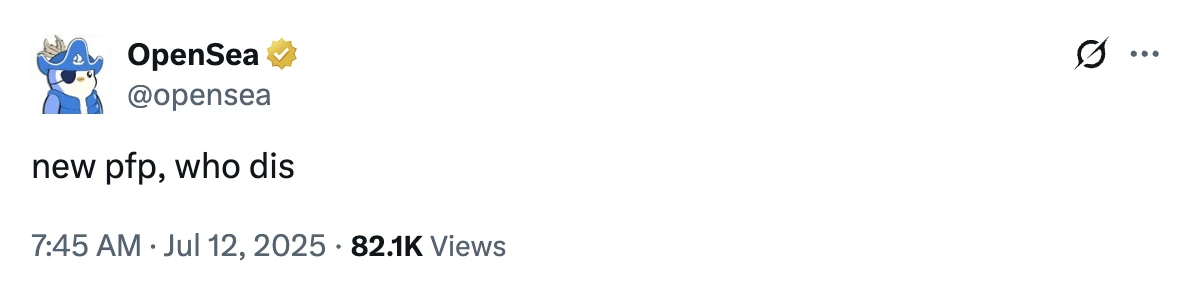 OpenSea与Coinbase X账号头像同步更换为“蠢企鹅”主题