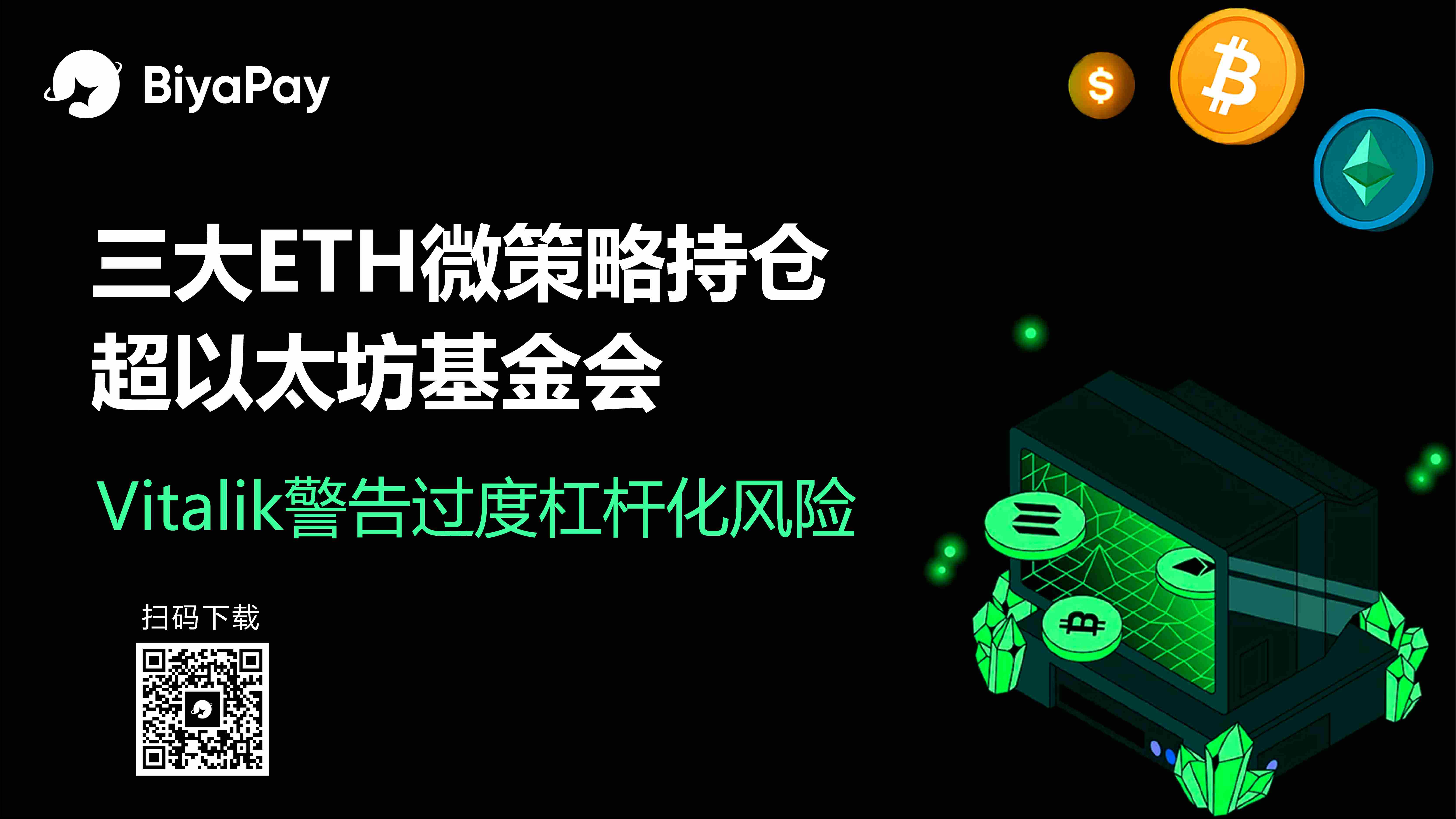 以太坊创始人警示杠杆风险 BiyaPay推出跨市场交易新功能